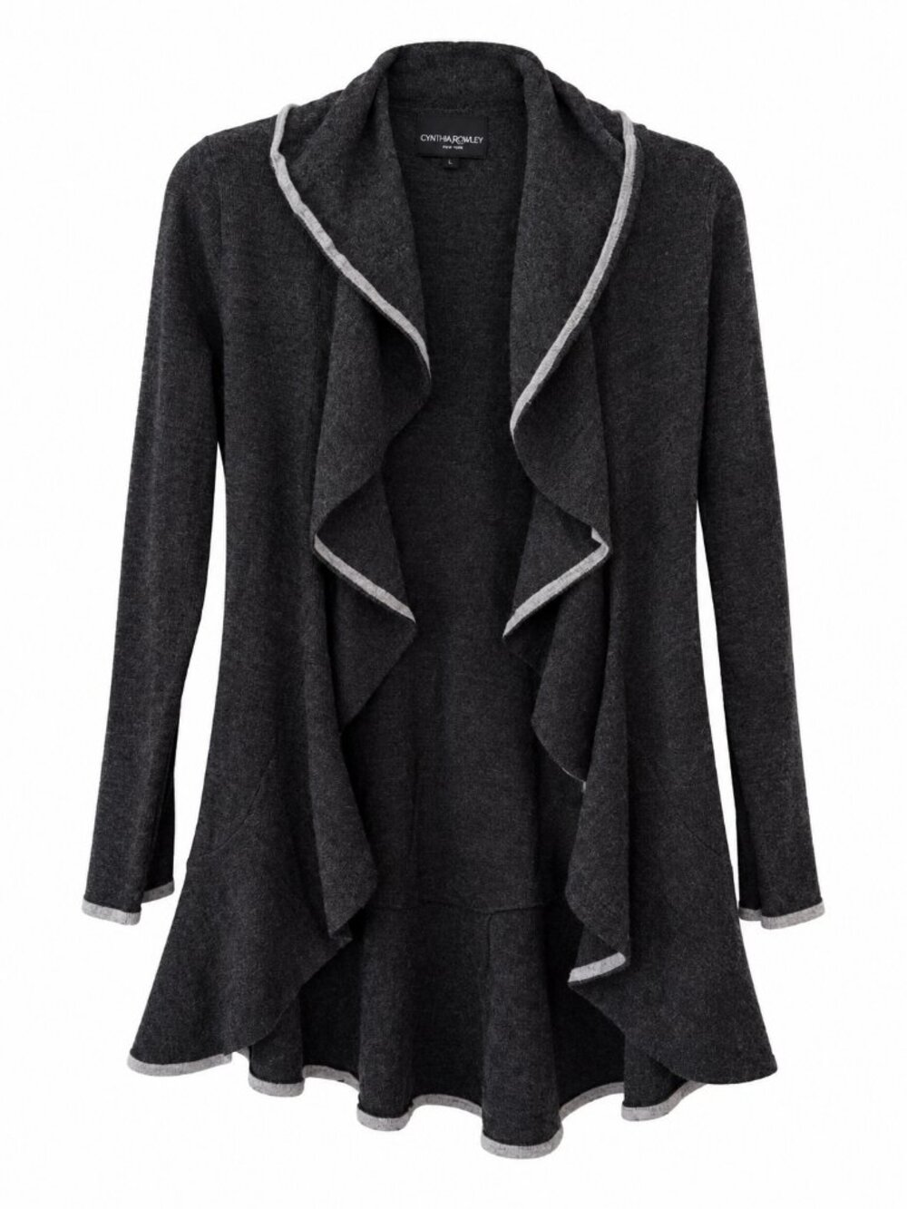 Cynthia Rowley Merino Wool Waterfall Cardigan | Size: S